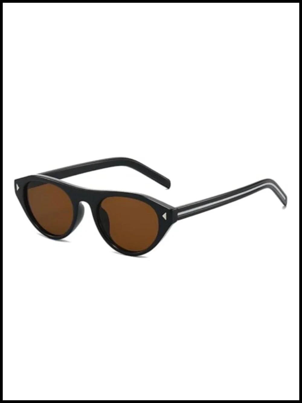Retro Oval Sunglasses, UV400 Protection, Cat Eye Vintage Shades